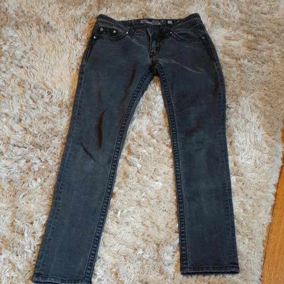 Miss Me black skinny Jean's sz 28 /6 - Picture 4 of 4
